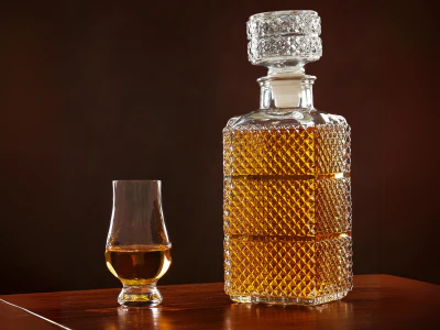 Bartender pouring whiskey